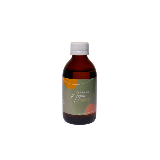 Cold pressed hexane free castor oil